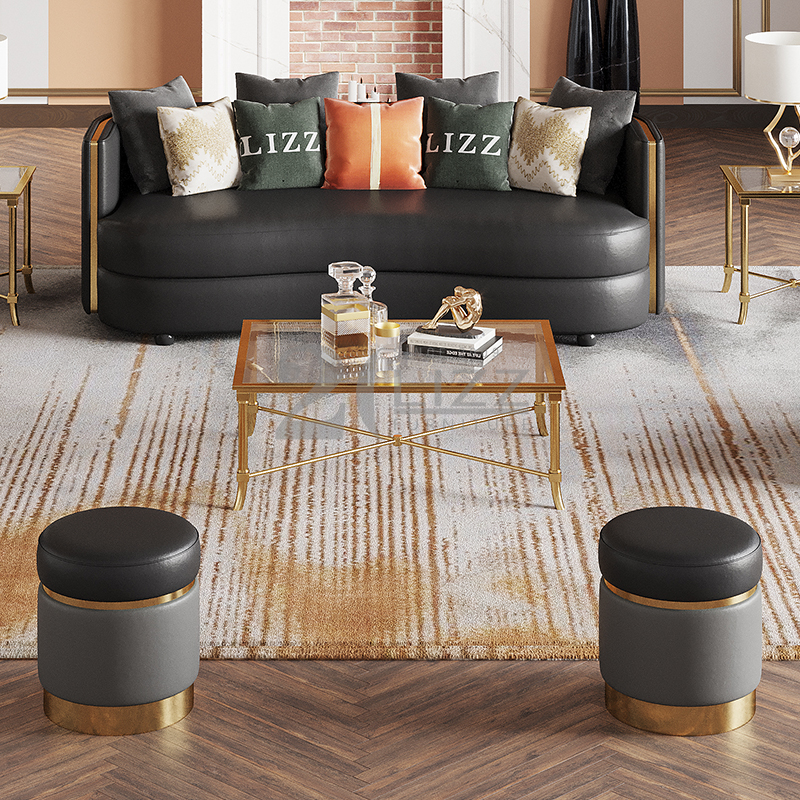 SoFa de tela contemporánea de alta gama para sala de estar